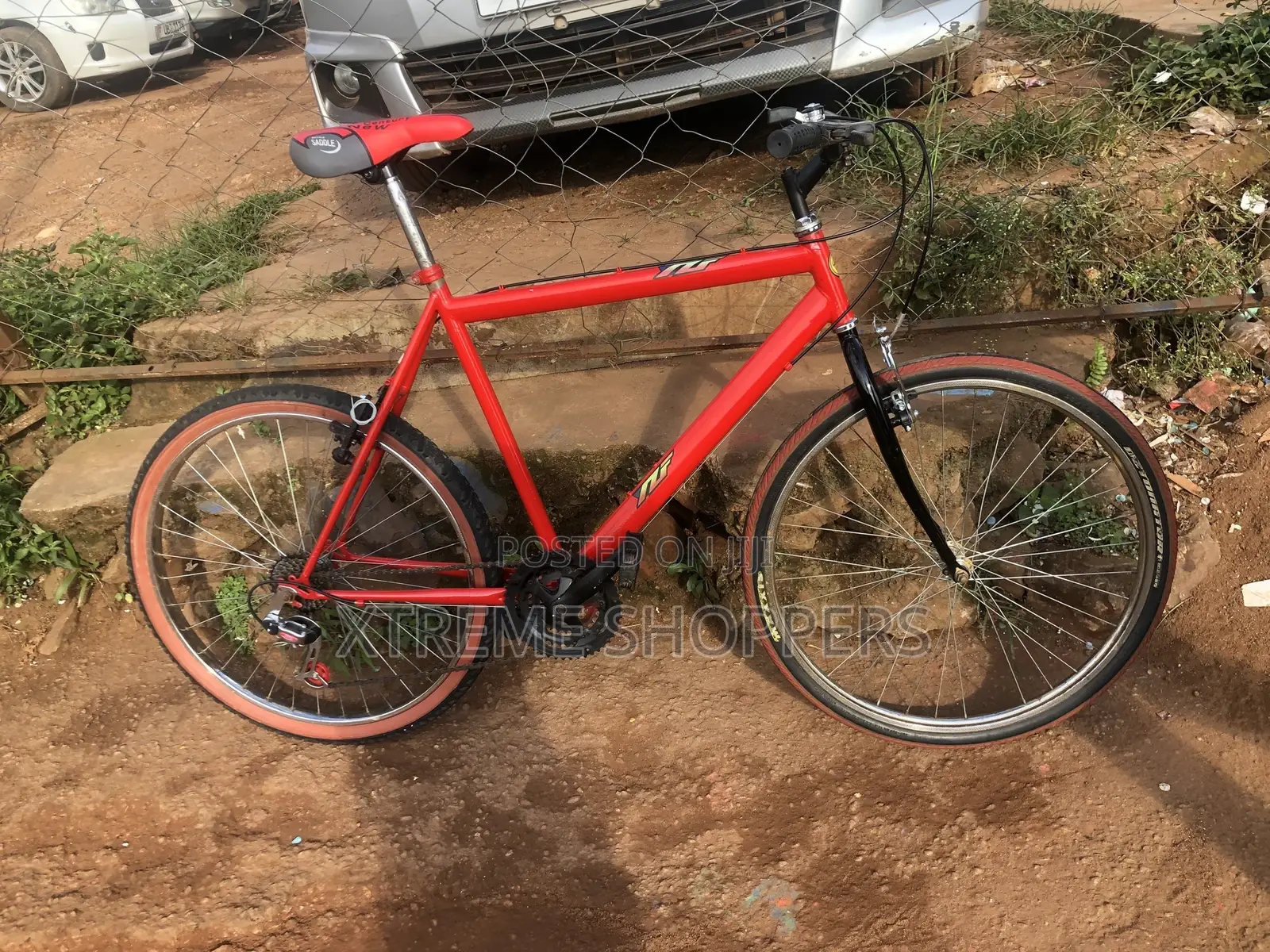 Sports Bike Saadle / Red