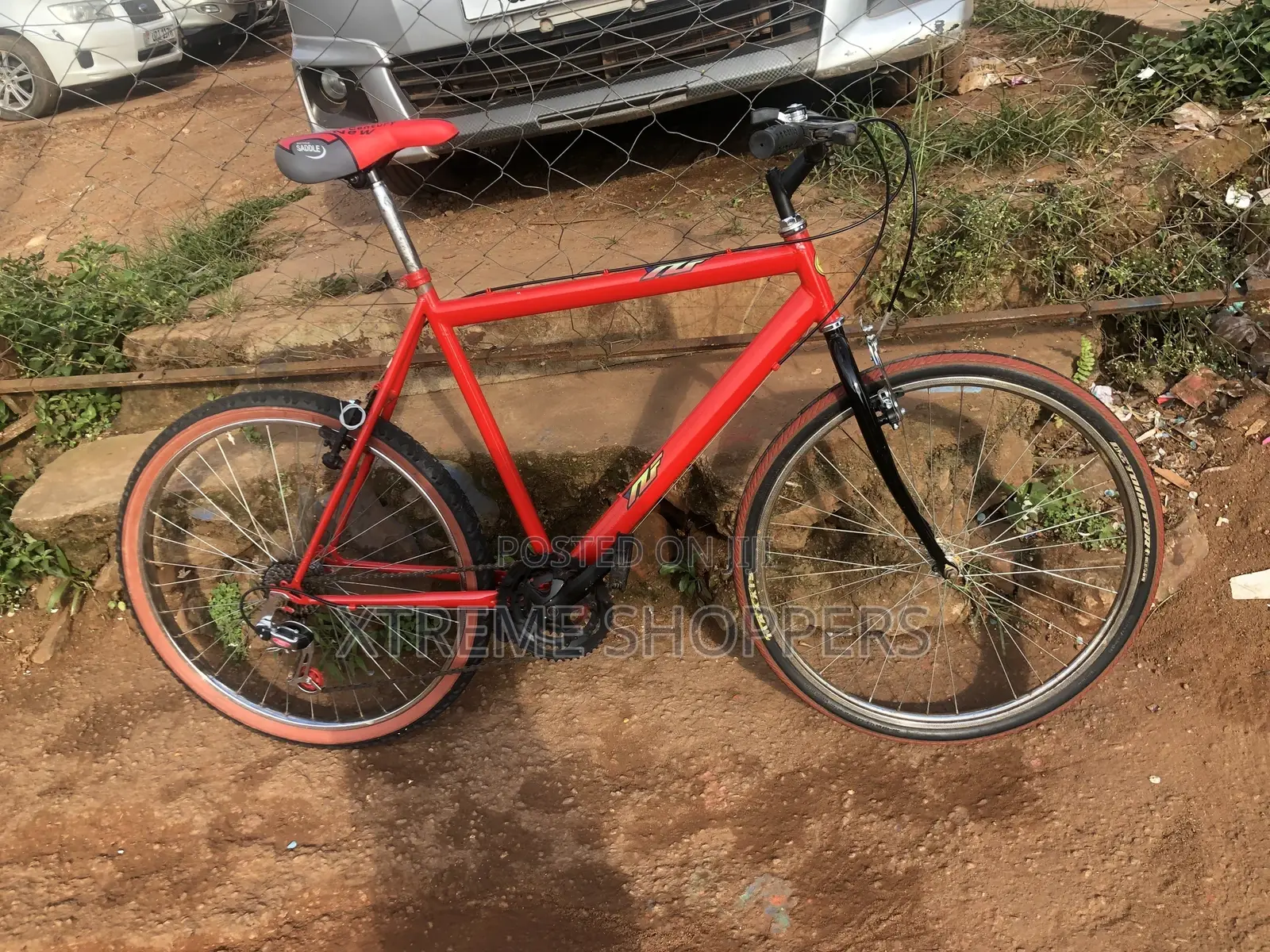 Sports Bike Saadle / Red