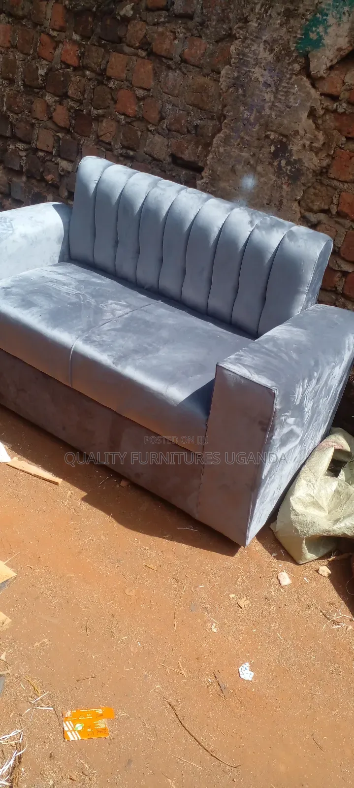 Amazing 2 Sitter Gray Couch Available