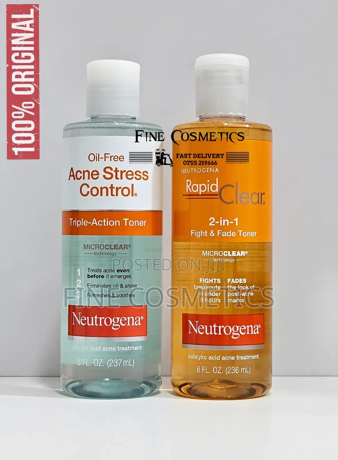 Neutrogena Oil-Free Acne Stress Control Triple-Action Toner