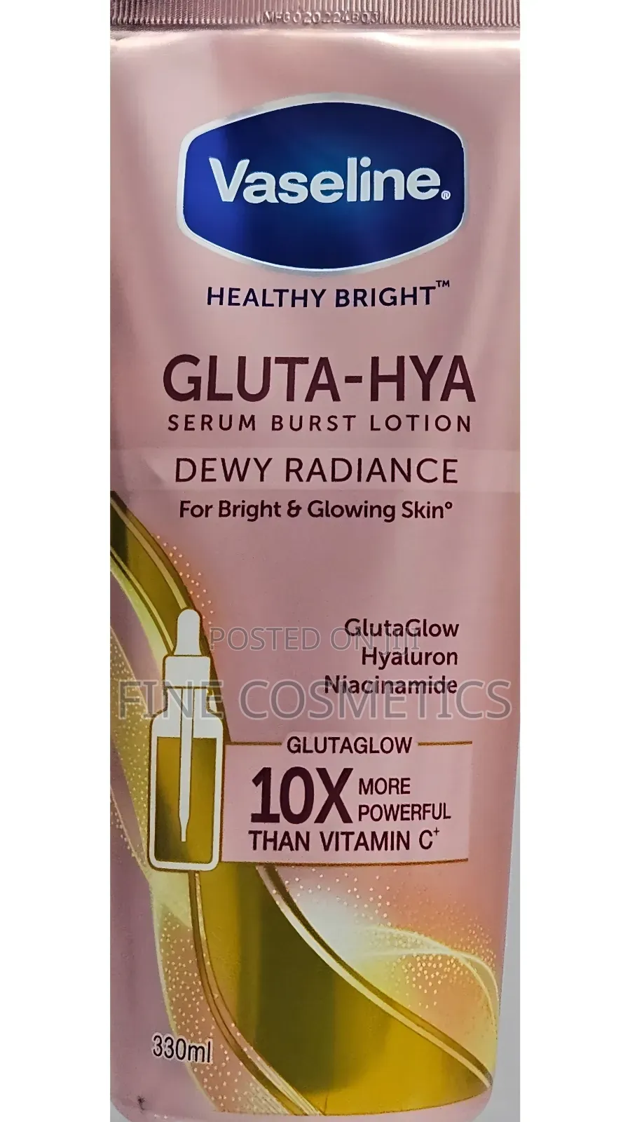 1pc Vaseline Gluta Hya Healthy Bright Serum Burst Lotion.