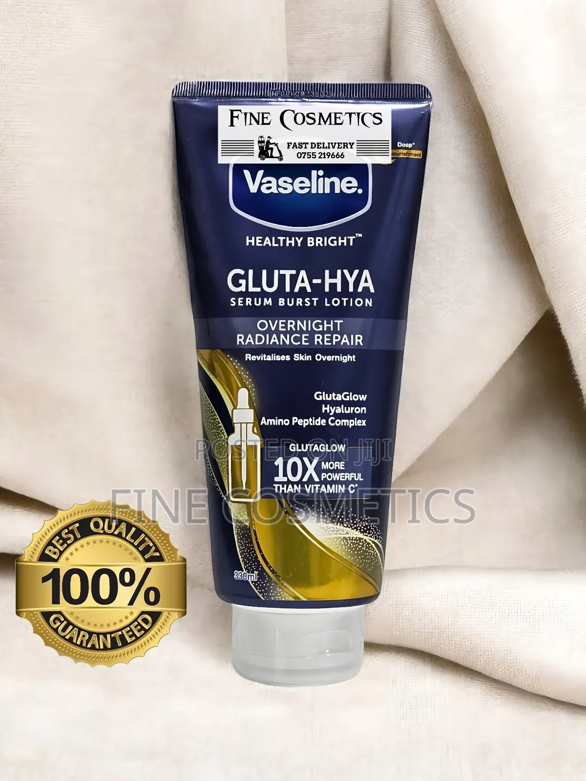 1pc Vaseline Gluta Hya Healthy Bright Serum Burst Lotion.
