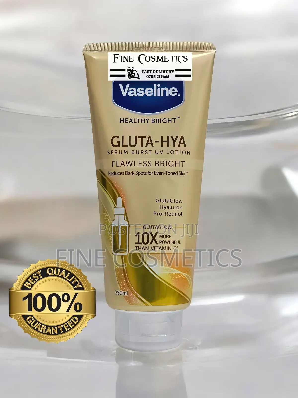 1pc Vaseline Gluta Hya Healthy Bright Serum Burst Lotion.