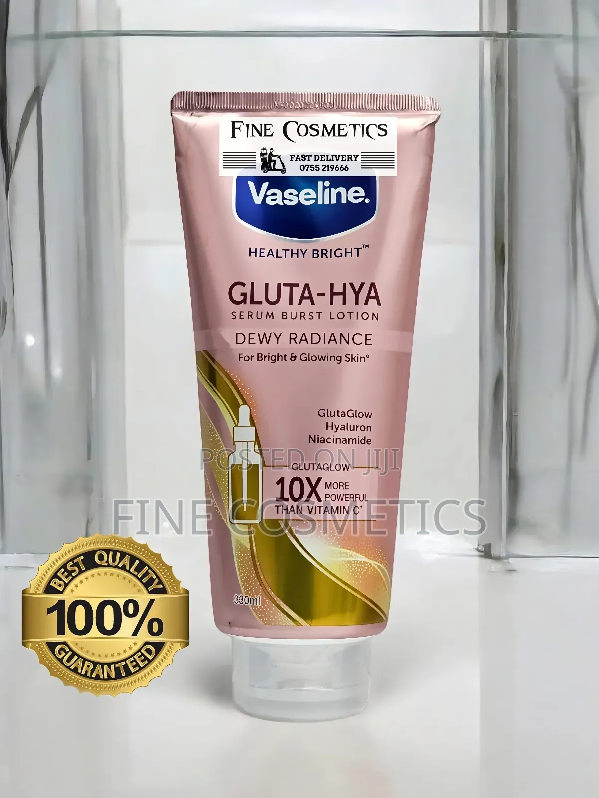 1pc Vaseline Gluta Hya Healthy Bright Serum Burst Lotion.