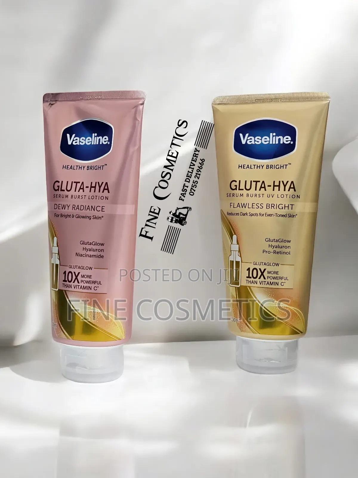 1pc Vaseline Gluta Hya Healthy Bright Serum Burst Lotion.