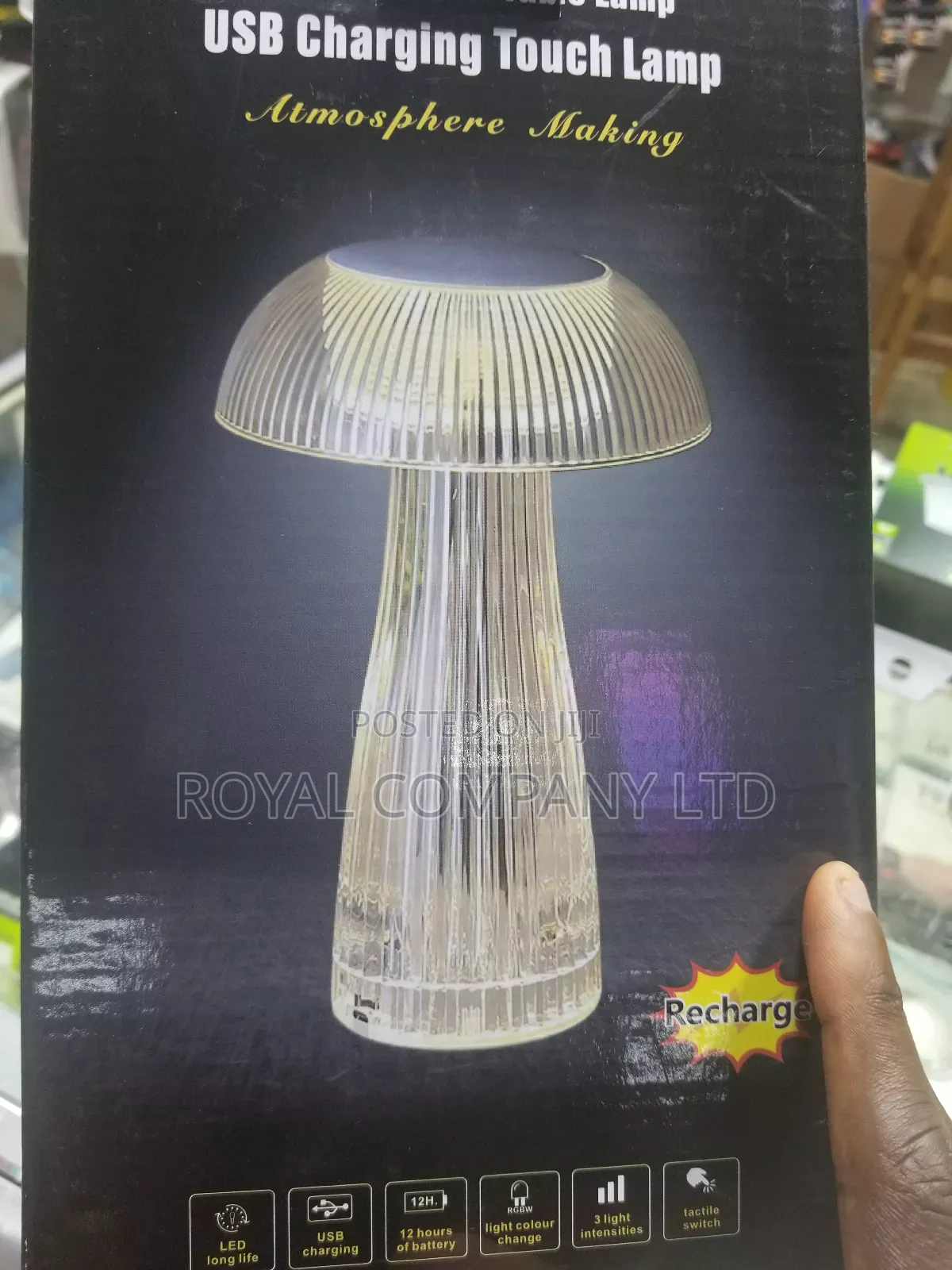 Crystal Touch Sensor Lights /Rechargeable /Remote