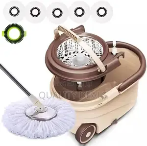 Microfiber Spin Mop and Bucket 360° Spinning Split Mop