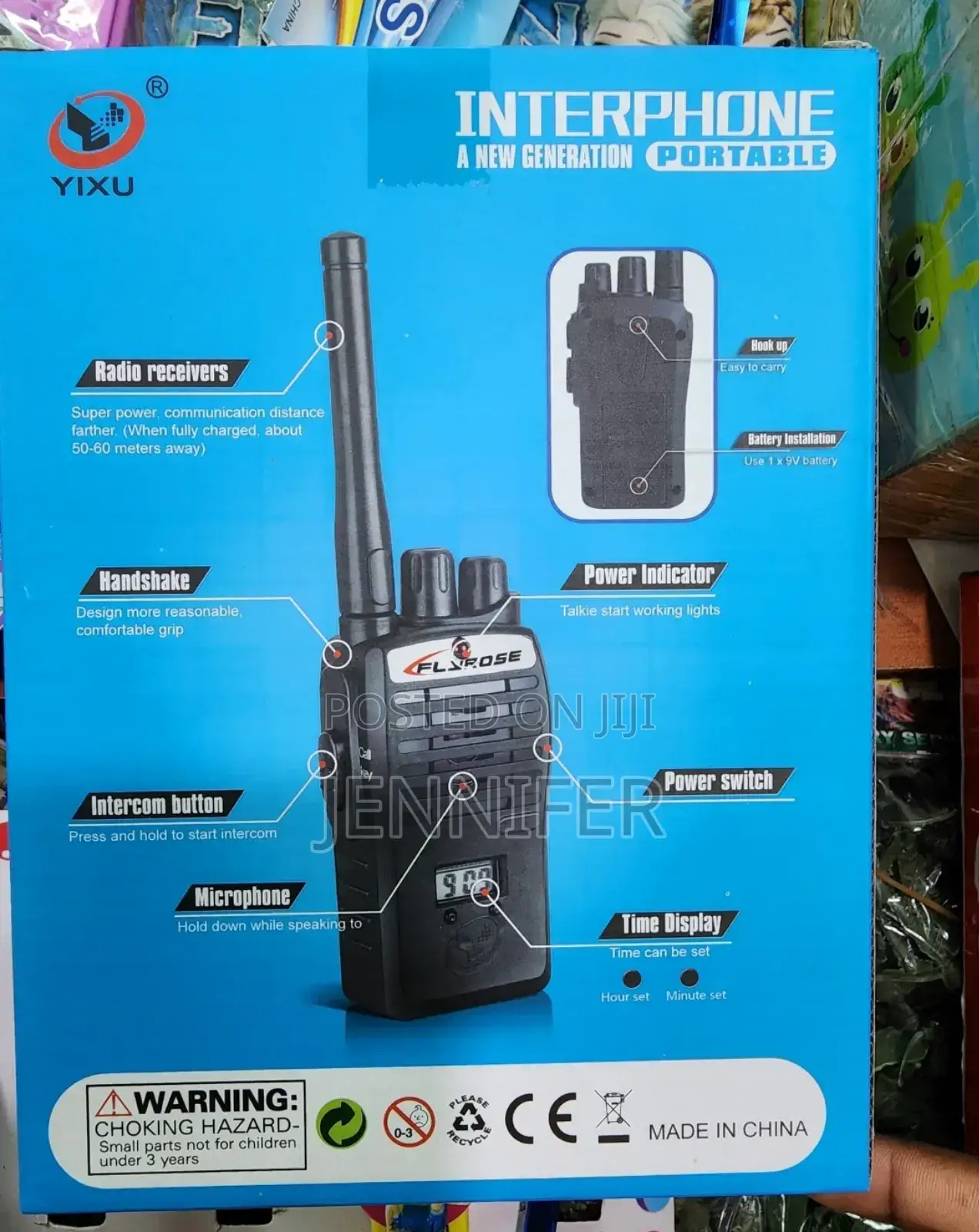 Portable Kids Interphone Walkie Talkie