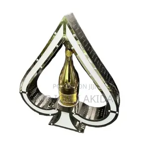 VIP Bar/Club 7colour LED Lace Spade 1bottle Carrier Holder