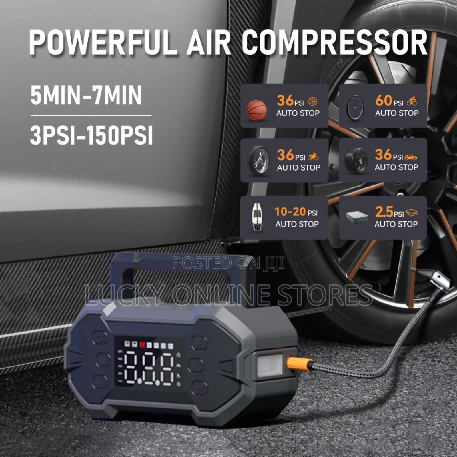 Portable Car Battery Jump Starter