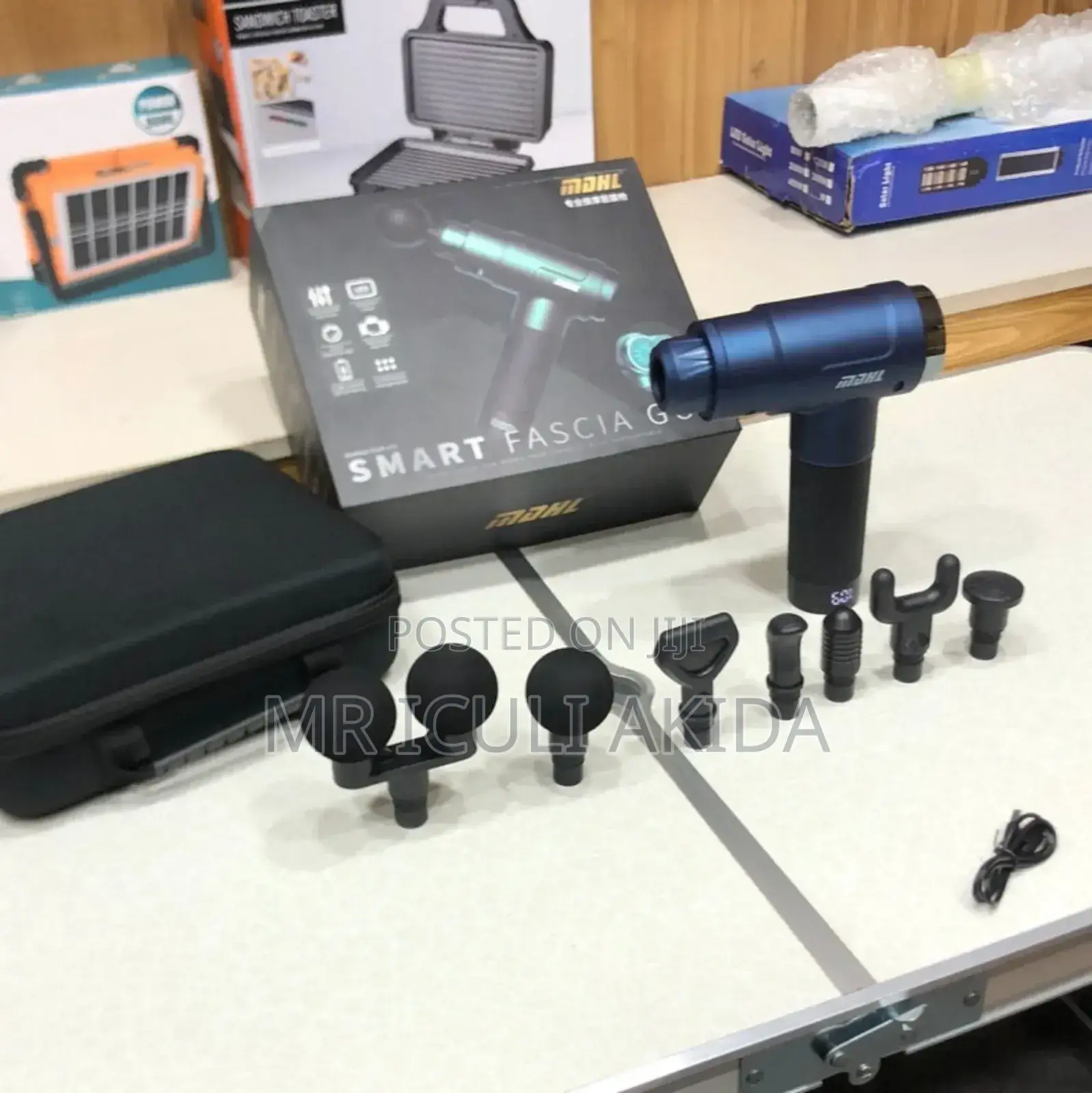 MDHL 7heads Smart Fascia 12speed Massage Gun