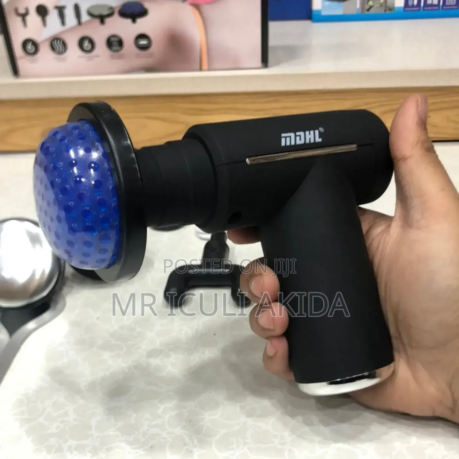 New 6 Gear Hot/Cold Compress Massage Therapy Massage Gun