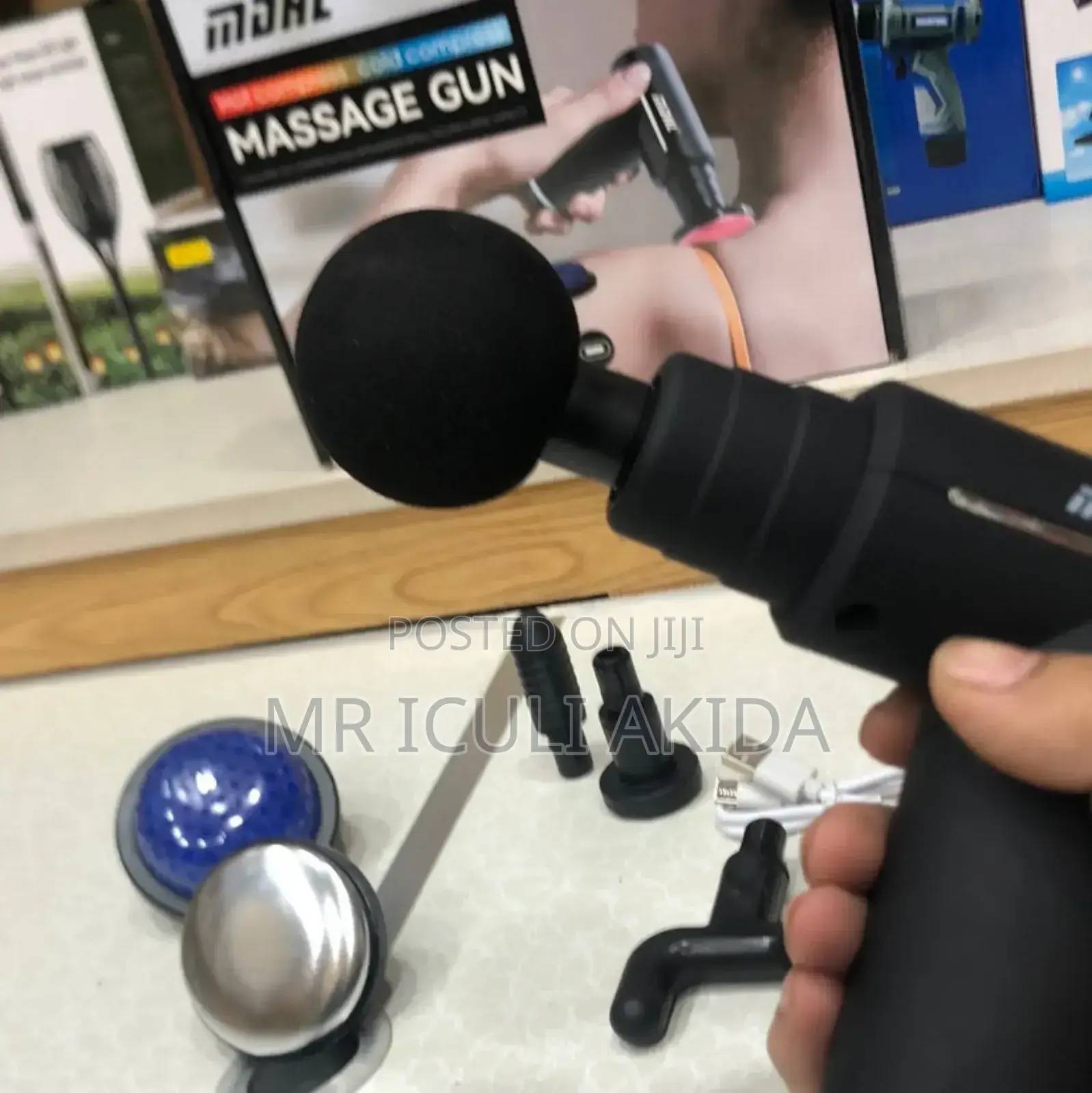 New 6 Gear Hot/Cold Compress Massage Therapy Massage Gun