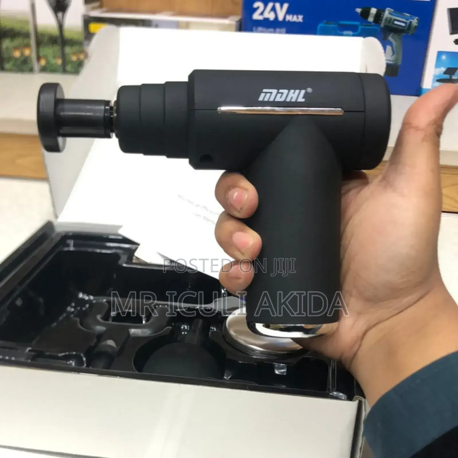 New 6 Gear Hot/Cold Compress Massage Therapy Massage Gun