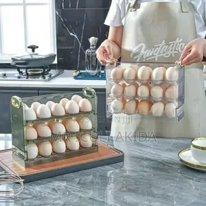 Stackable 30eggs Storage Rack Organiser Container