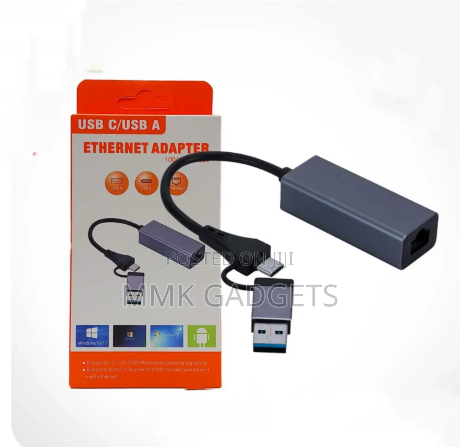 USB C/Usb a to Ethernet Cable