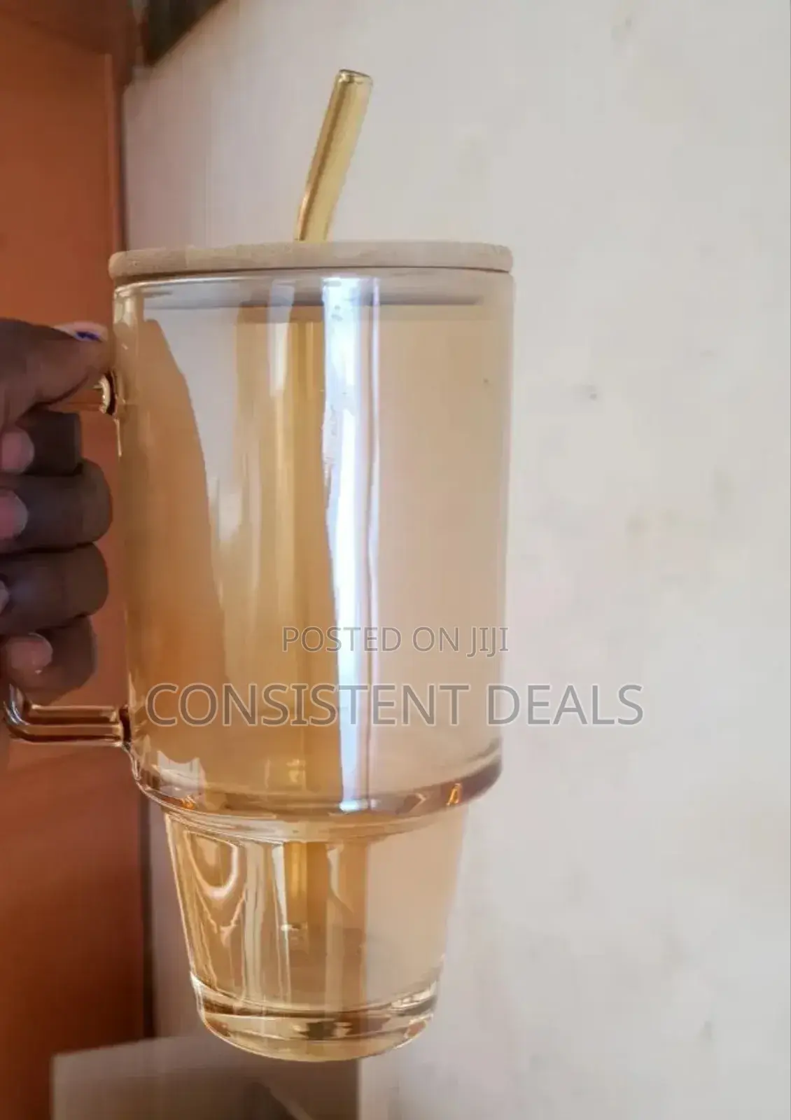 Glass Juice Mug