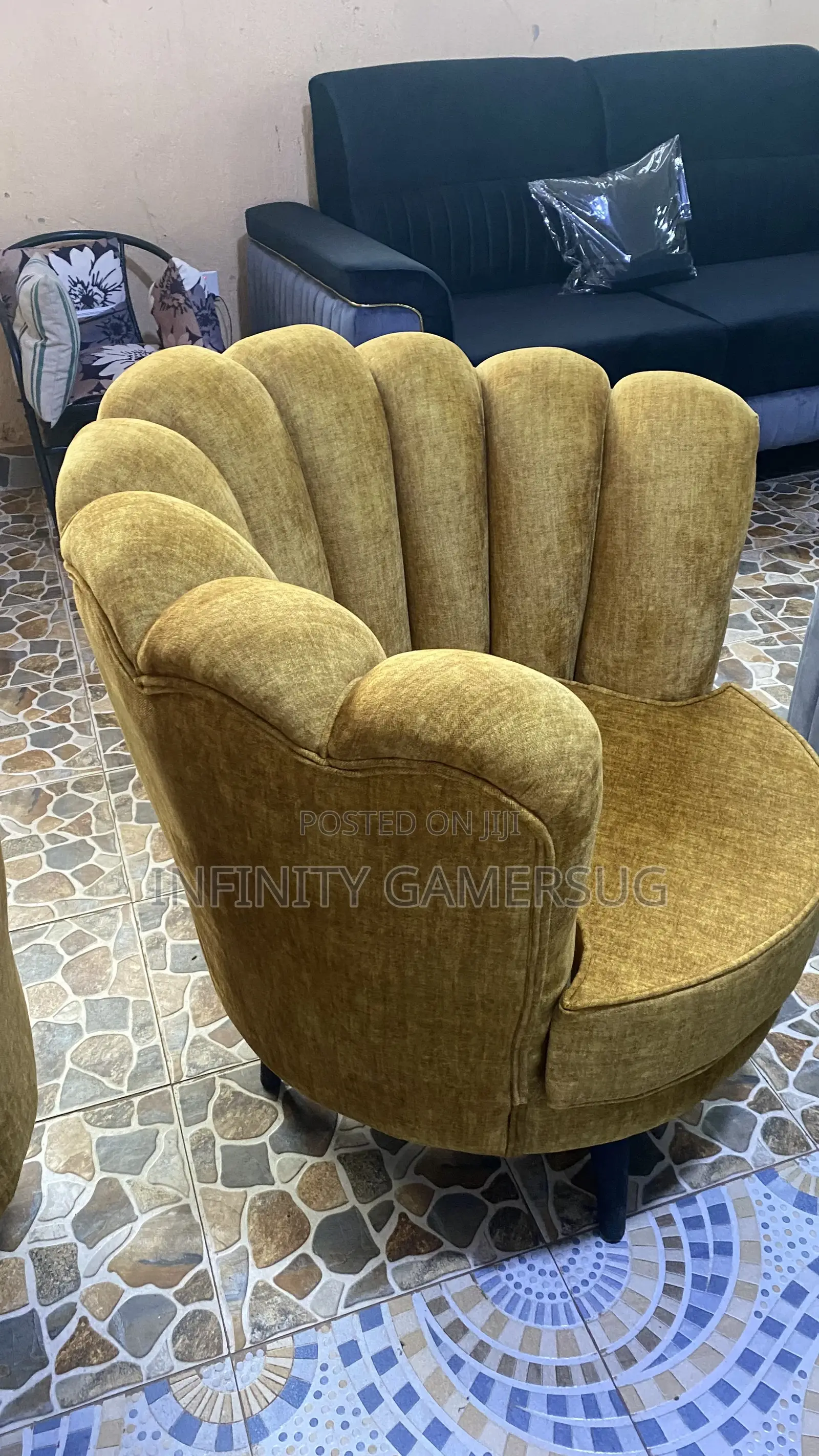 Classy Flowers Chairs Made in Good Timber and Good Fabric