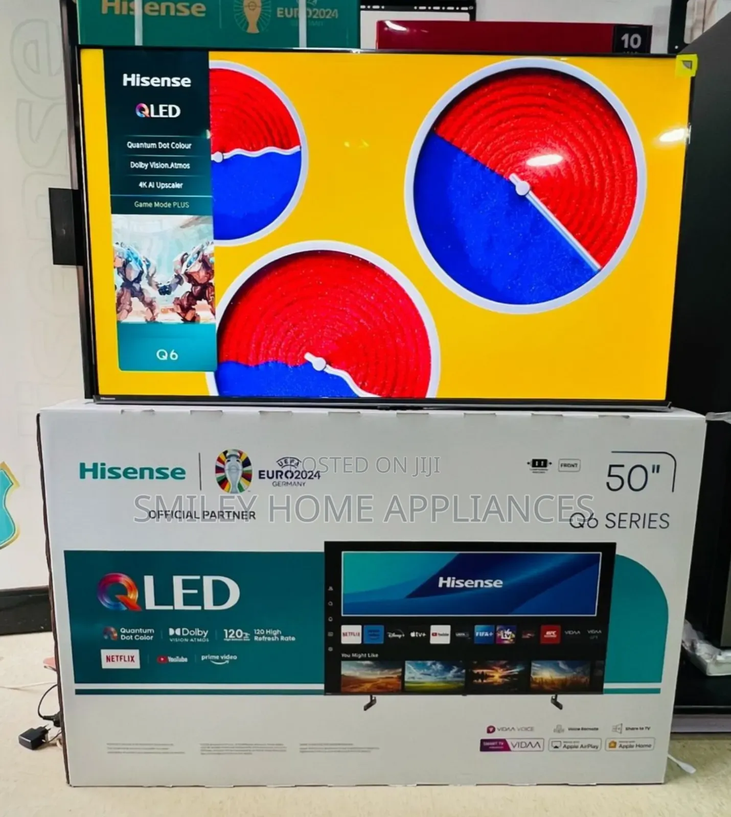 Hisense Q6 Series 50inches Smart TV Qled Display