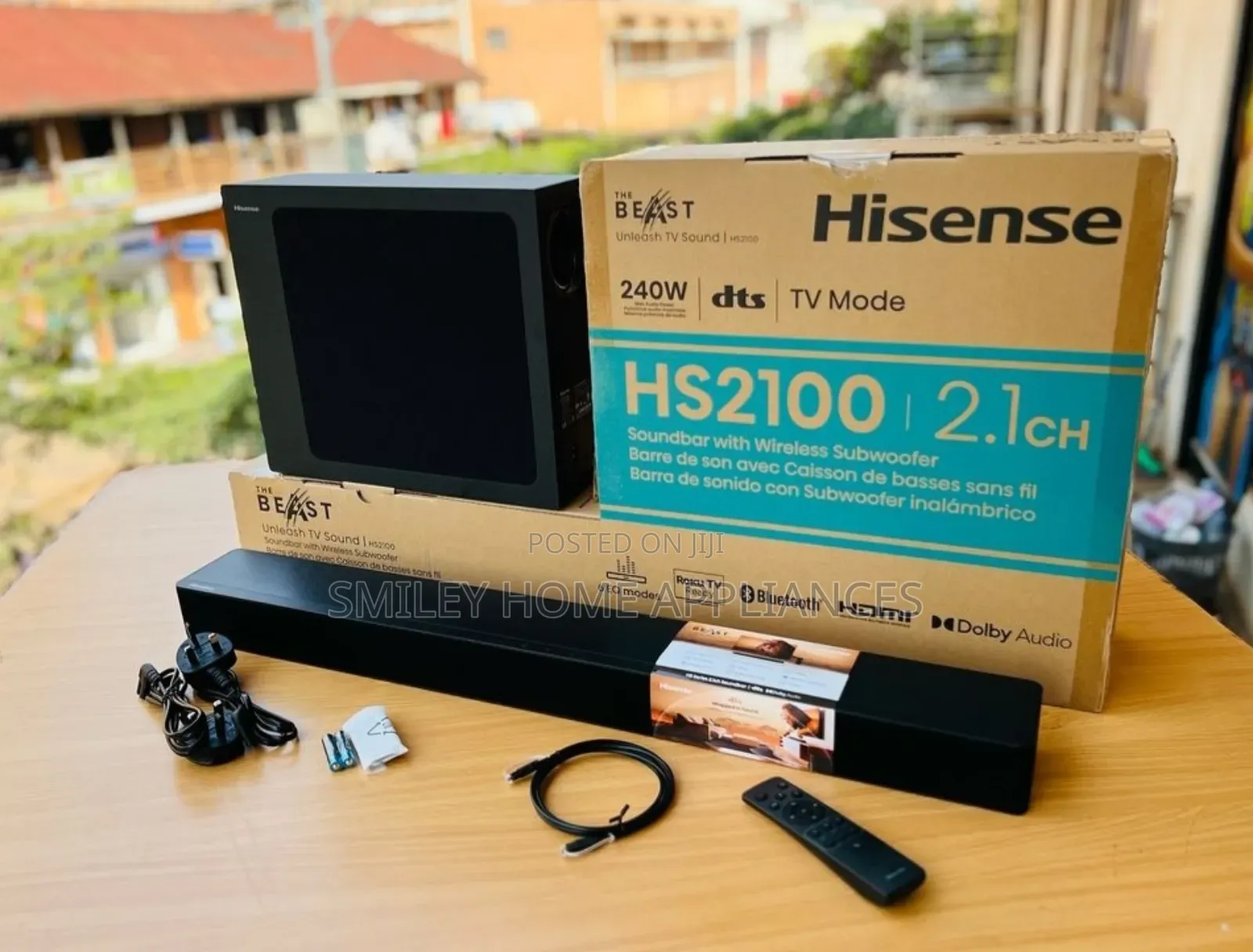 Hisense Beast 240watts 2.1channel Wireless Soundbar