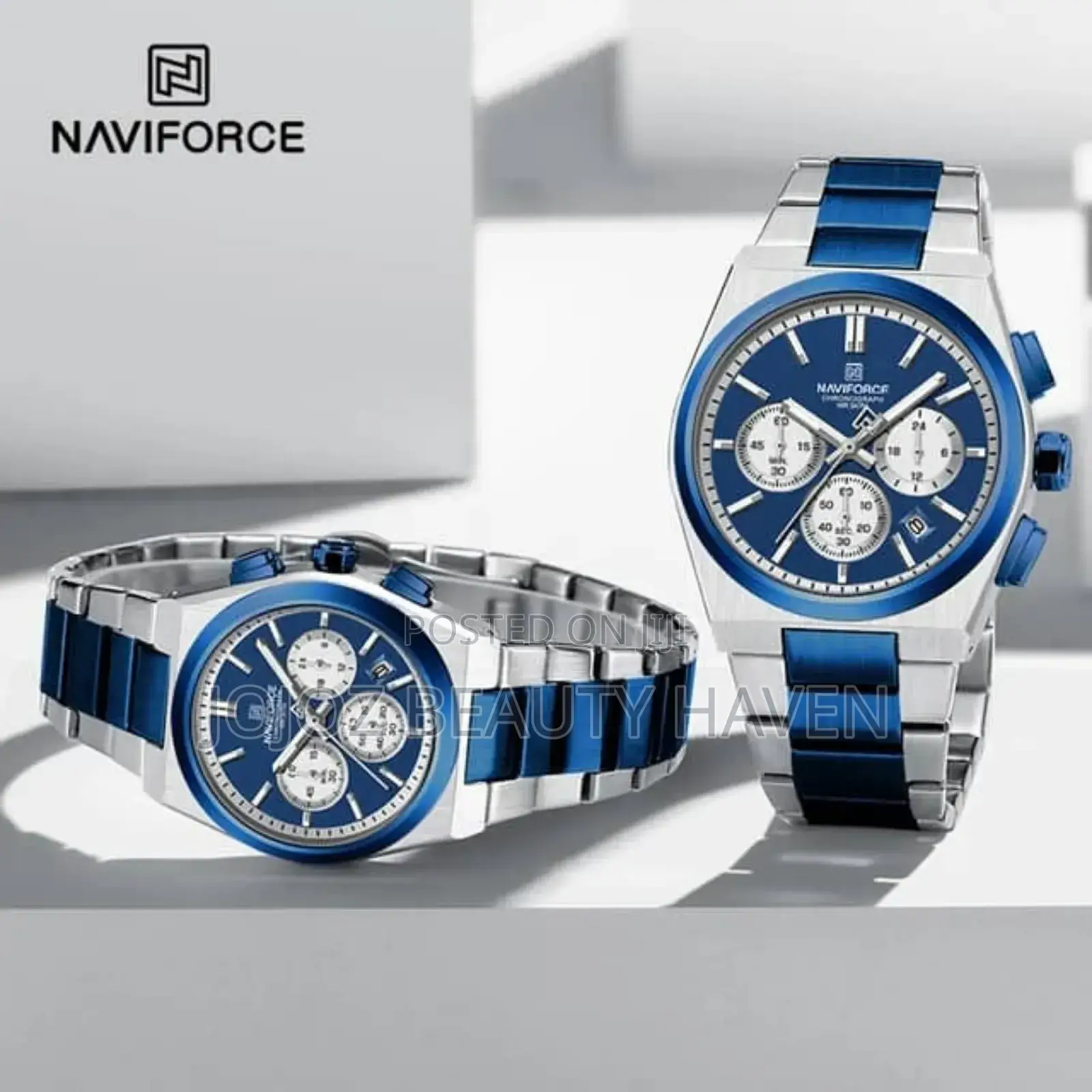 Naviforce Luxurious Men's Watch Blue Silver