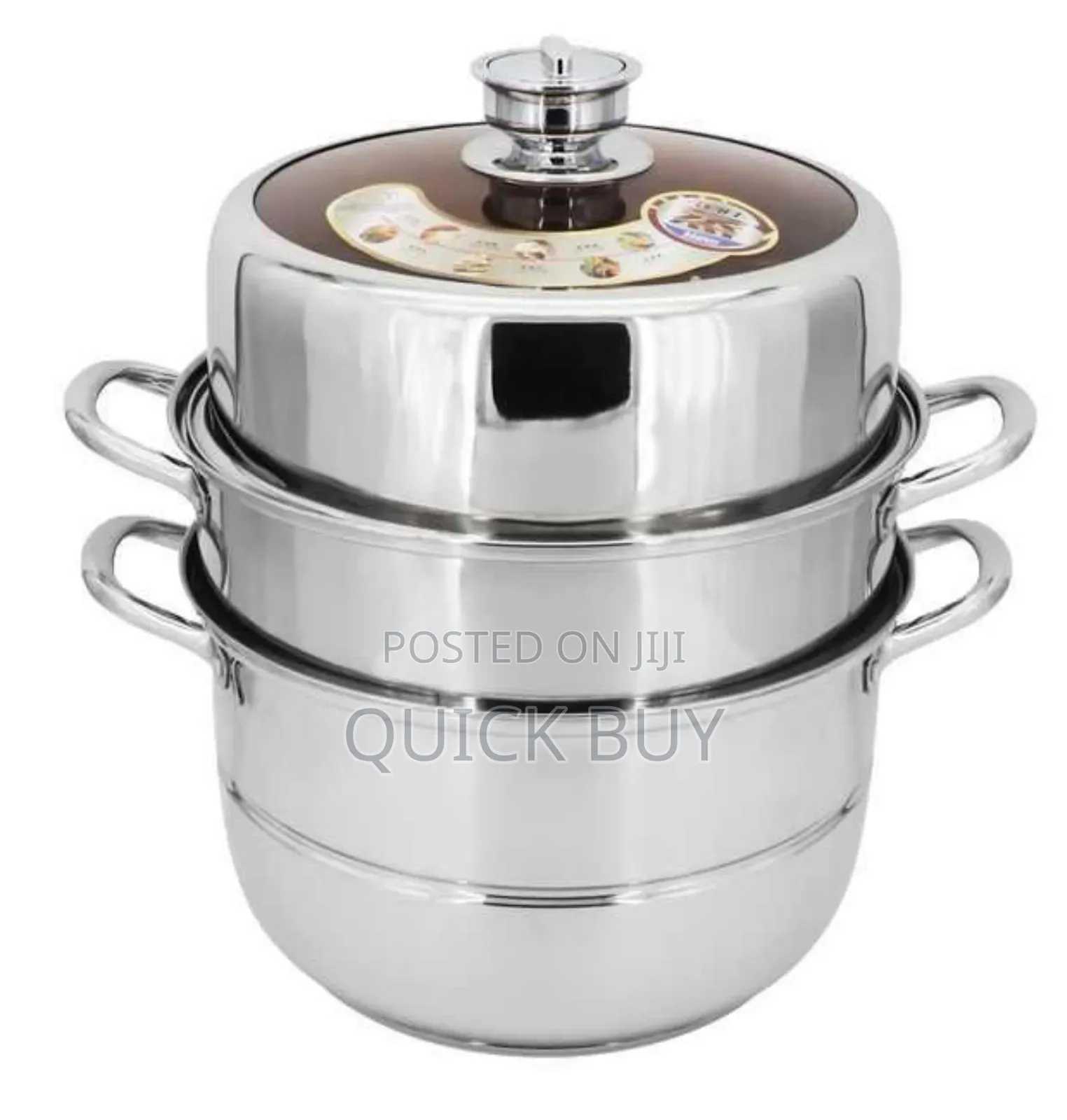 Robust Thickened 3 Layer Stainless Steel Food Steamer