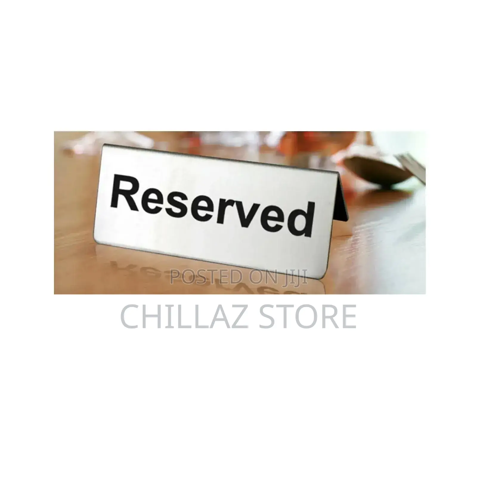 2pcs Reserved Table Tag.