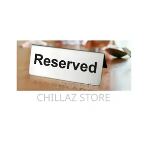 2pcs Reserved Table Tag.