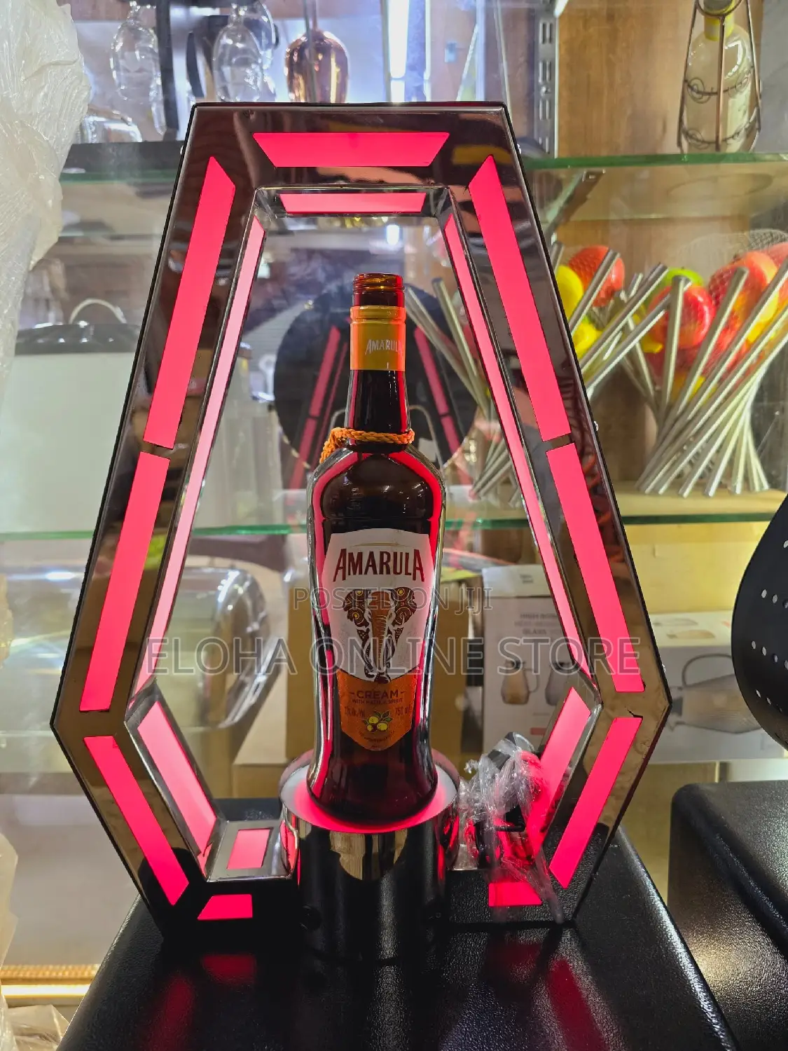 LED Champagne Bottle Presenter