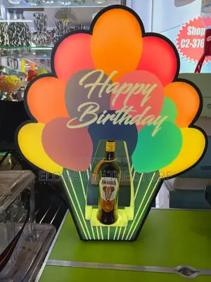 Happy Birthday Wine Presenter