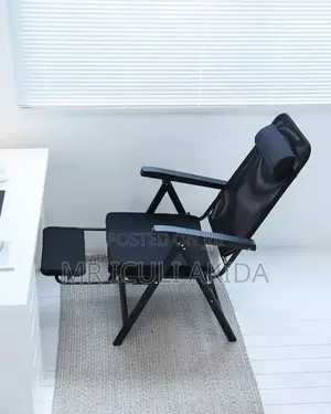 Folding Home Balcony/Camping Inclining Chair WTH Foot Rest