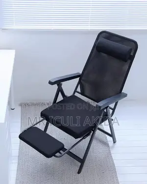 Folding Home Balcony/Camping Inclining Chair WTH Foot Rest
