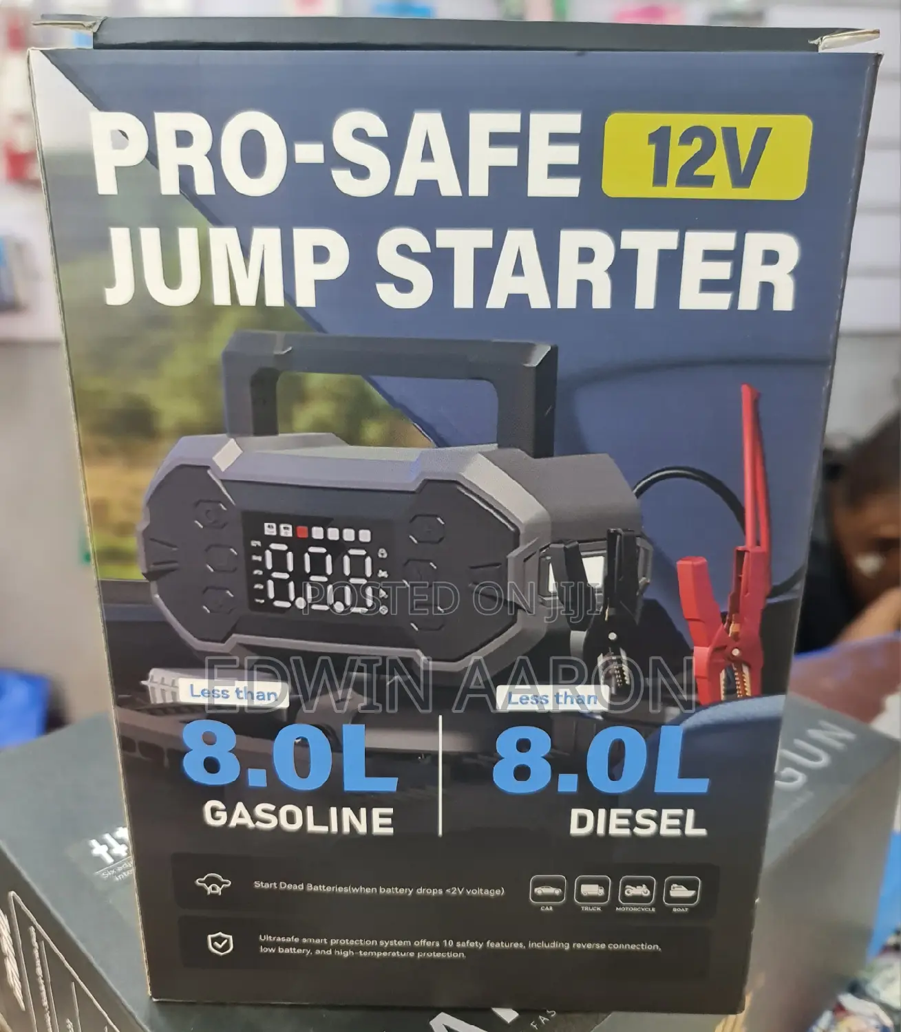 Car Jump Starter With Air Compressor 12V