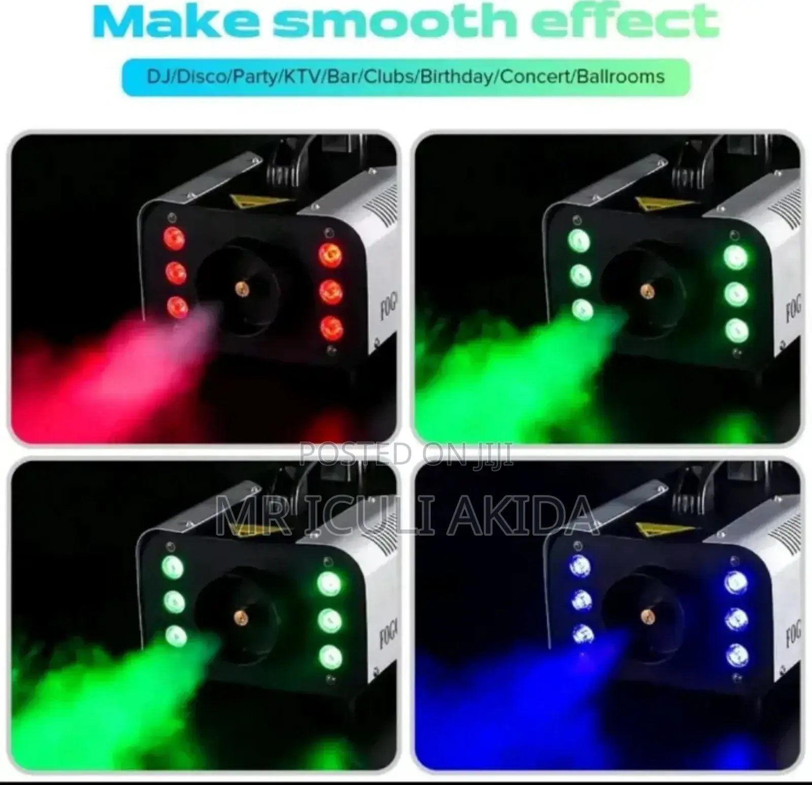1500w High Power Events/Club Stage Smoke Effect Fog Machine