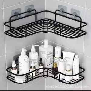 2pcs Wall Mounted Bathroom Corner Shelf