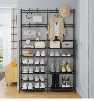 Multifunction Heavy Duty Shoe and Hat Rack
