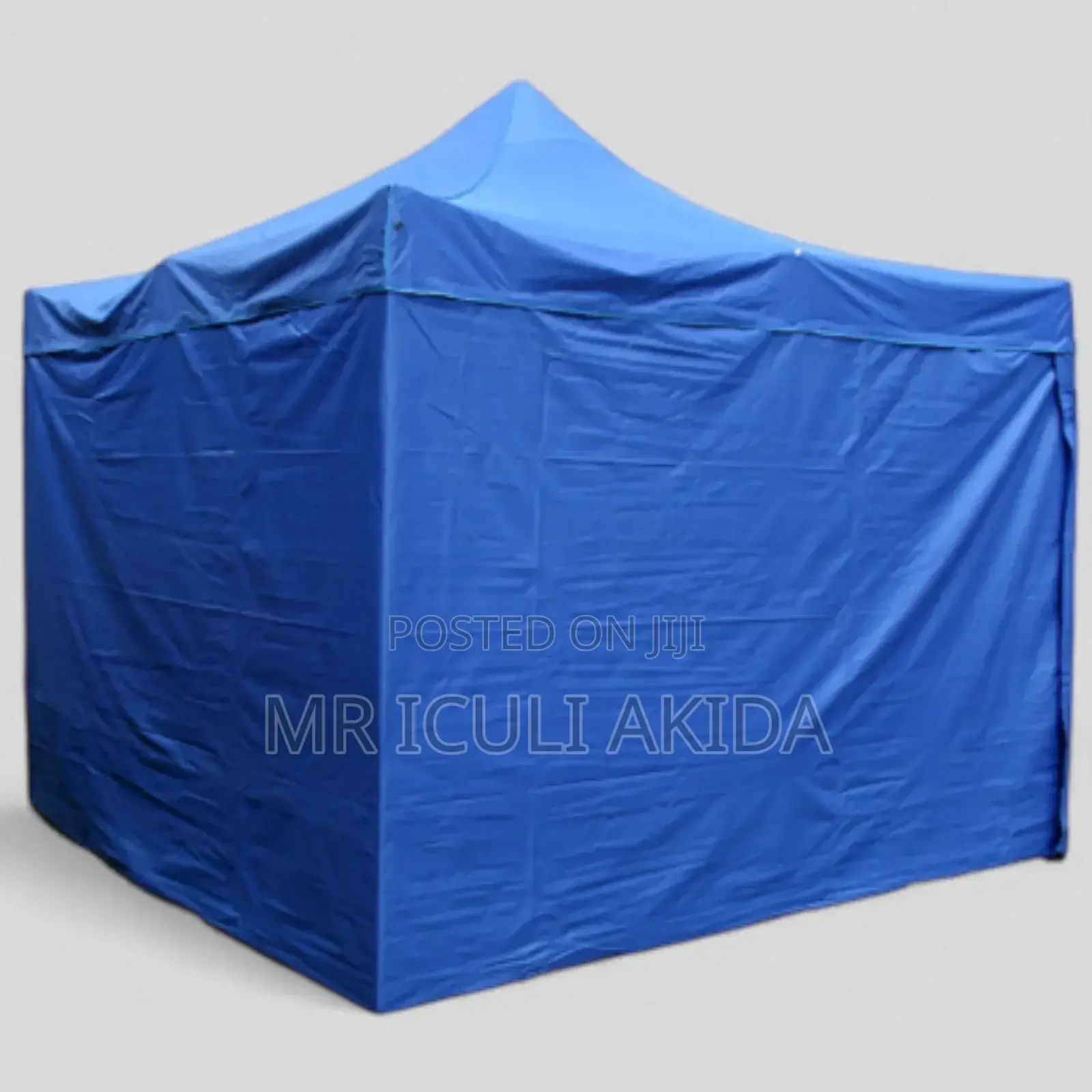 3x3mtrs Blue Gazebo Folding Exhibition Tent WTH Side Cloth