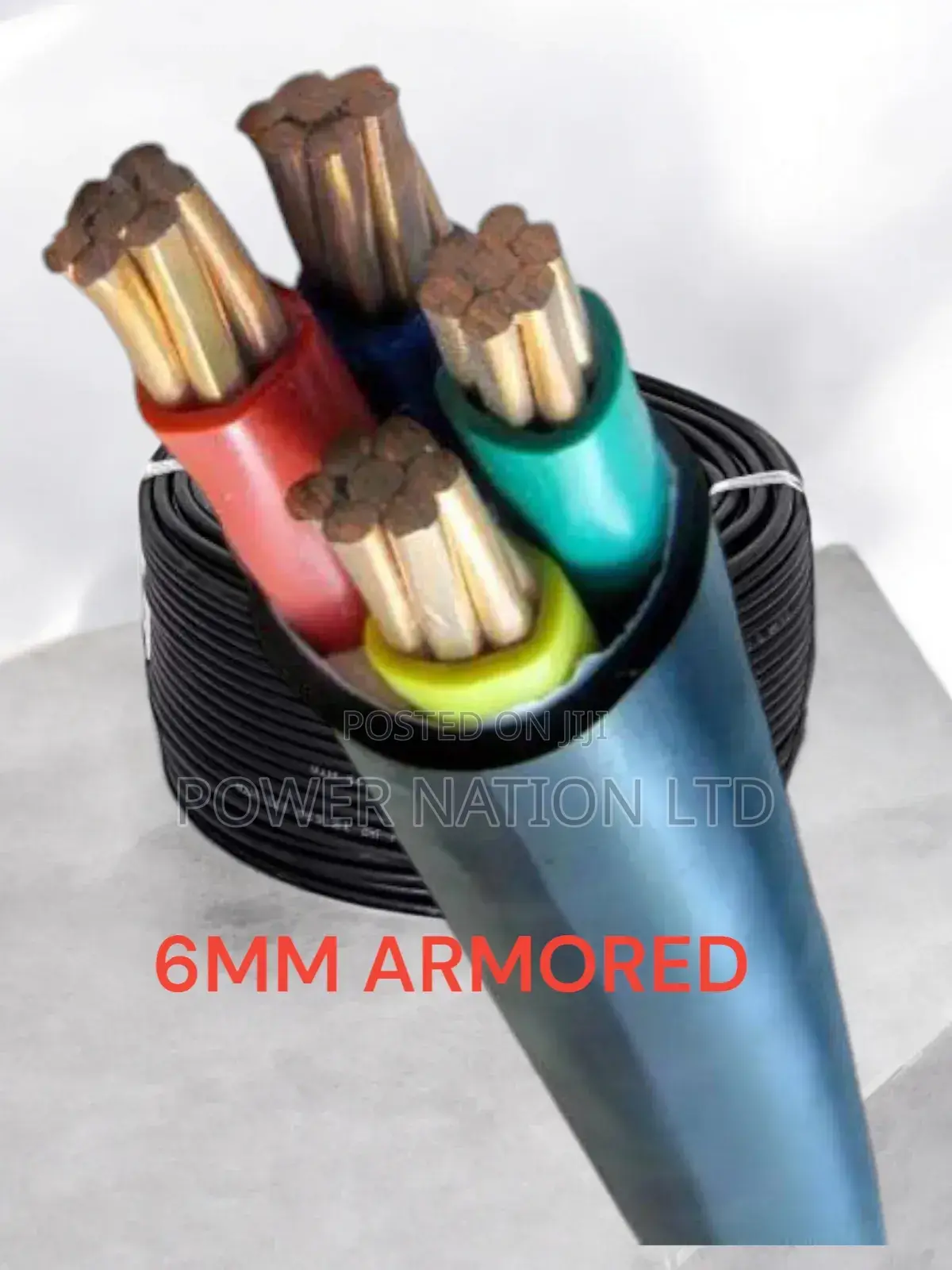 6mm 4 Core Armoured/Underground Cable