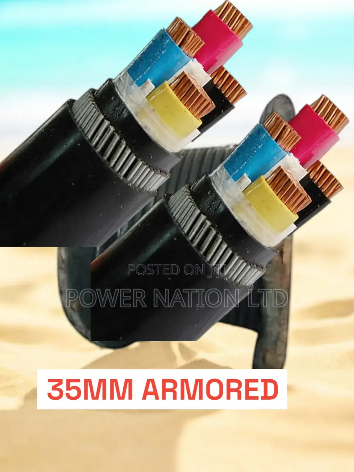 35mm 4 Core Armoured/Underground Cable
