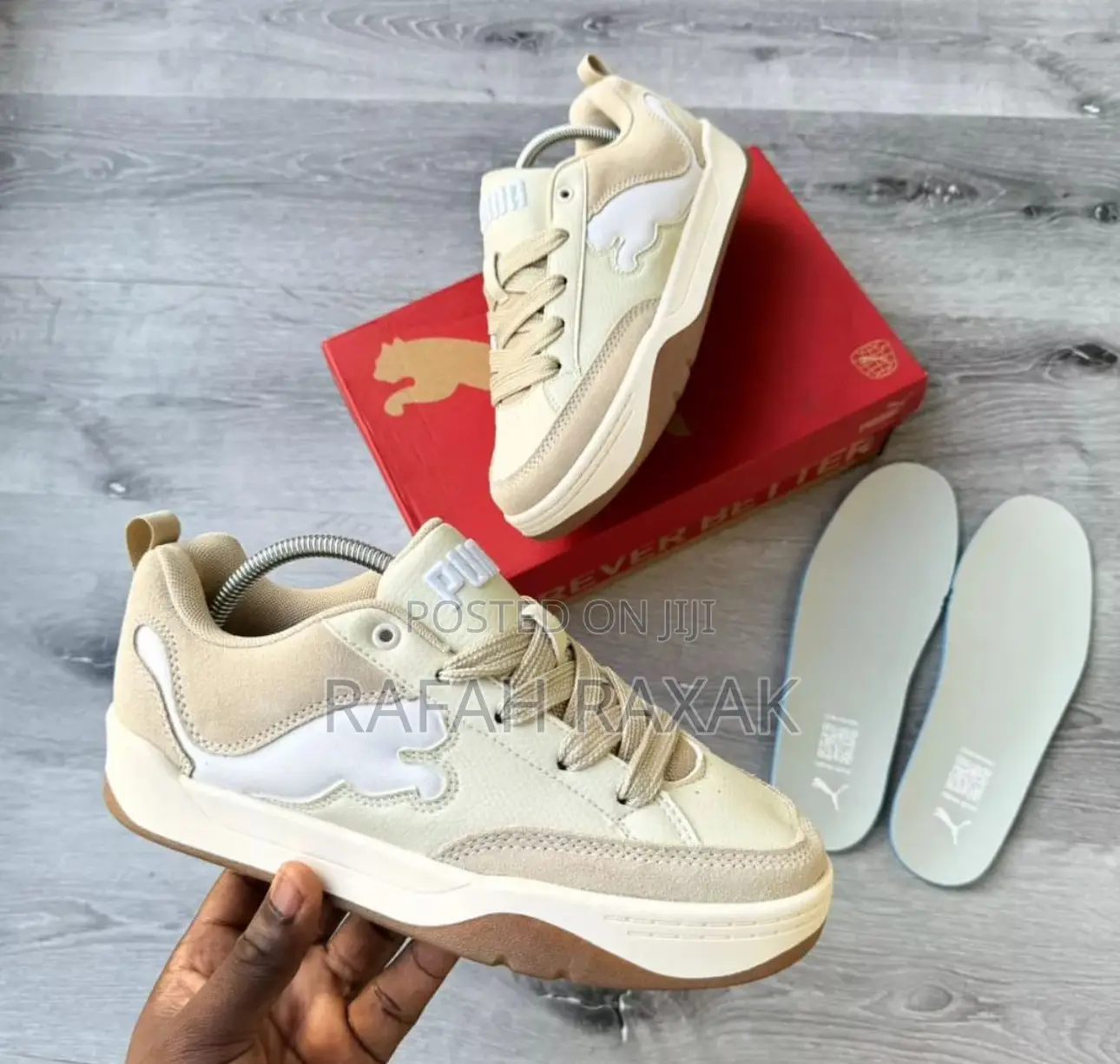 Original Off-White Puma Park Lifestyle SD Casual Sneakers
