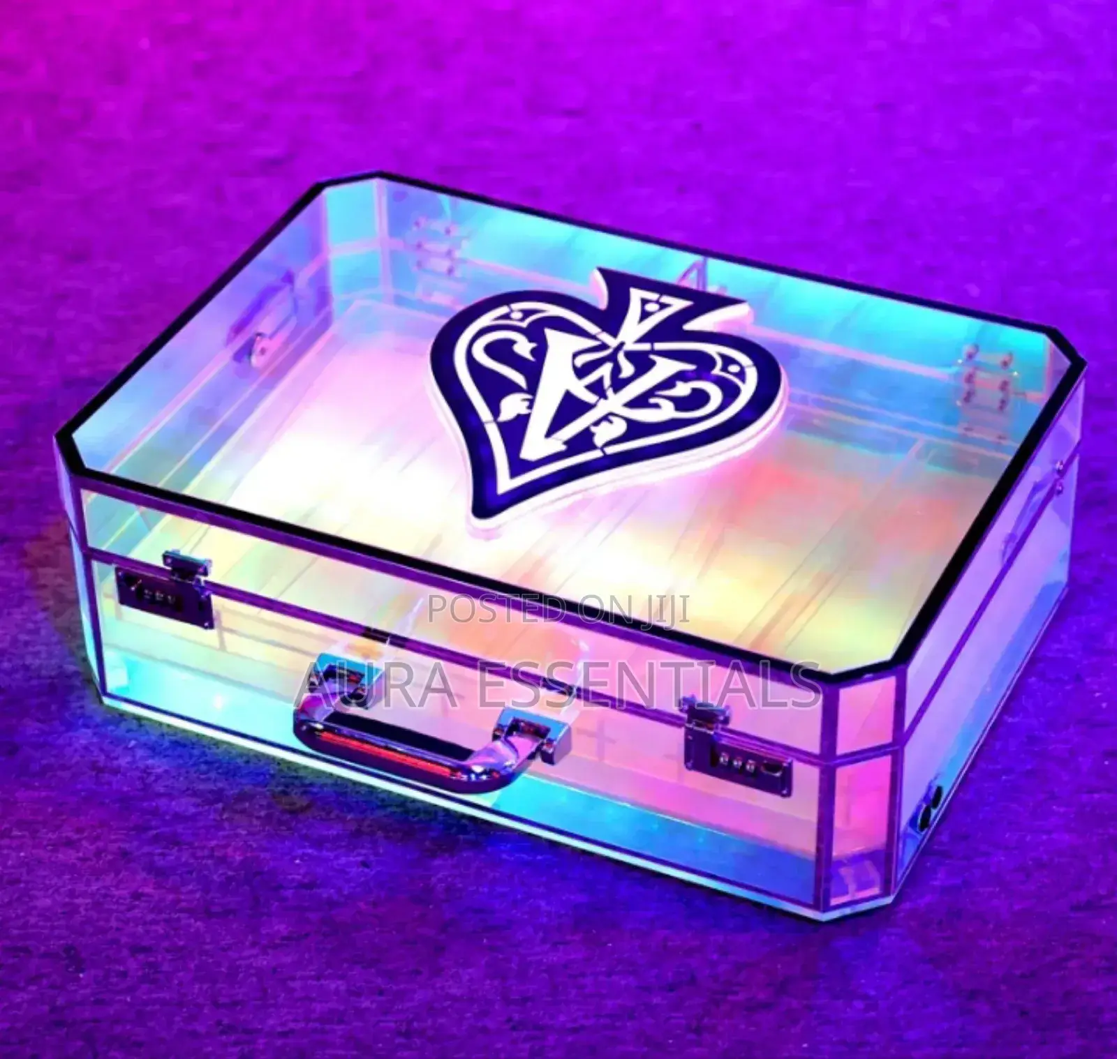 New Ace of Spade LED Luminous Champagne Display Case