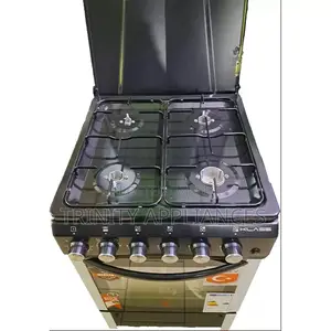 Klass 60x60cm Full Gas Cooker Gas Oven Grill,4TTE-6640 BKL