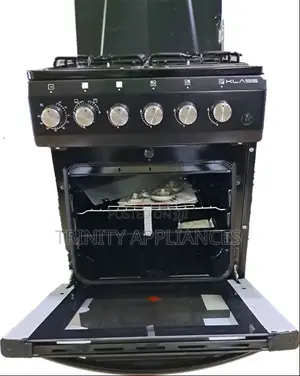 Klass 60x60cm Full Gas Cooker Gas Oven Grill,4TTE-6640 BKL