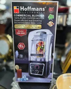 Hoffmans 4l Commercial Low Noise Blender