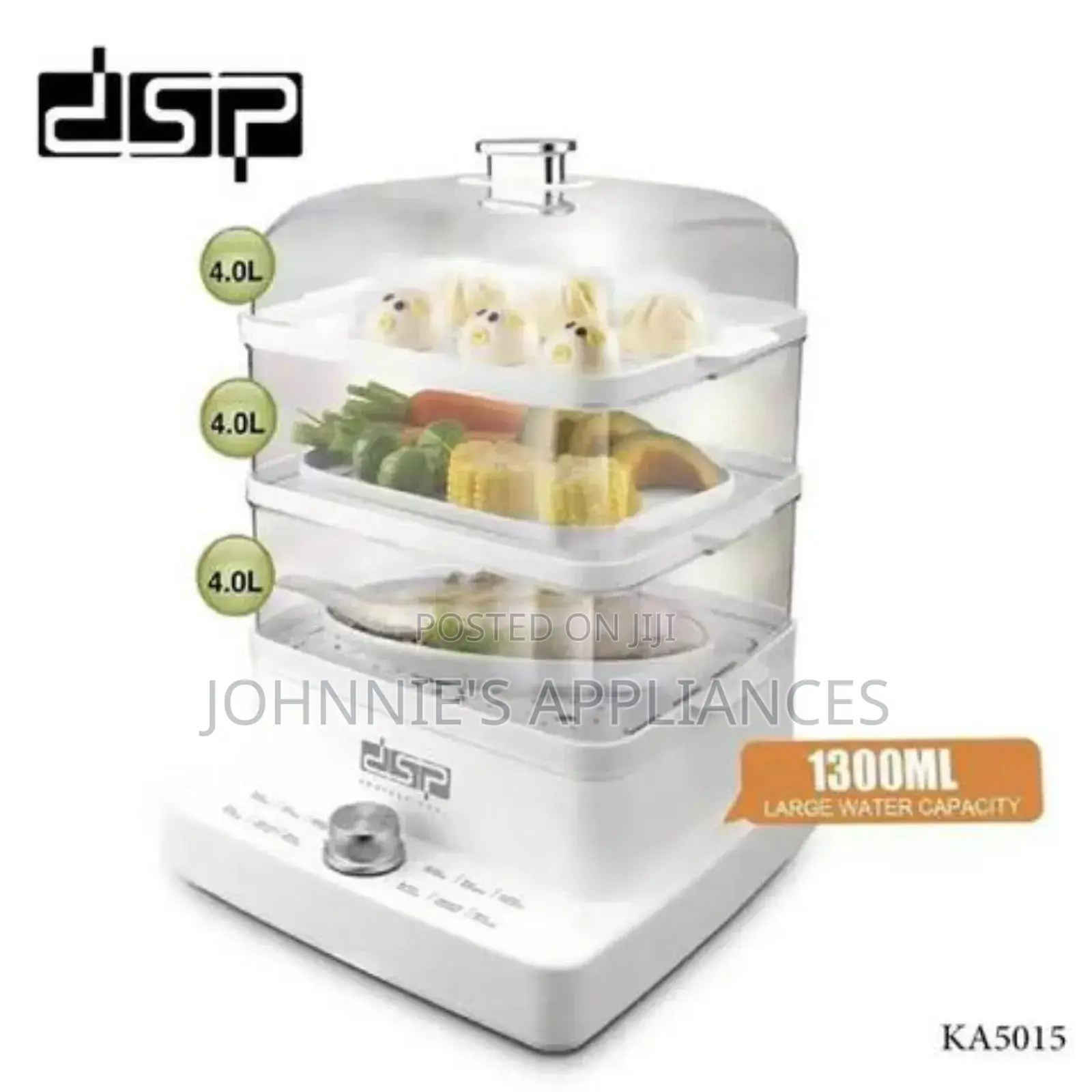 DSP Electric Food Steamer 3tiers