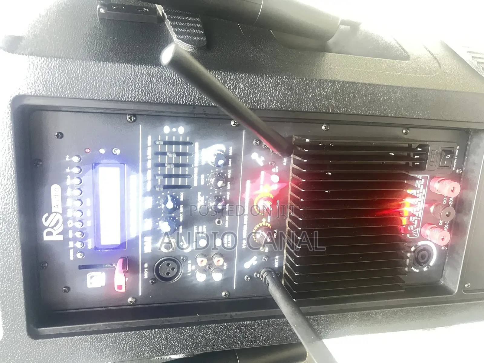 RS 15” Super 2 in 1 Top Speaker and and Rechargeable