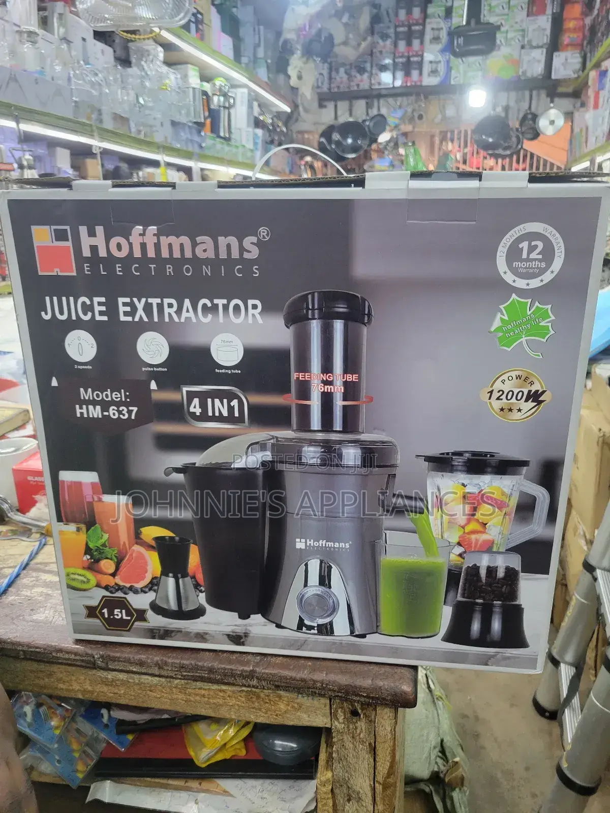 Hoffman Electric Juice Extractor 4in1