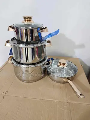 8 PCS Peterhof Cookware Stainless Steel