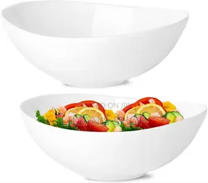 Oval Ceramic Food Bowl