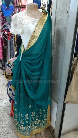 Traditional Dark Green Gold Mushanana